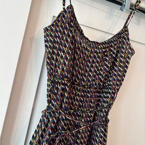 Tory Burch black basket weave jumpsuit